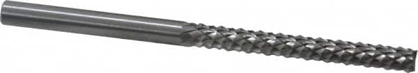 Onsrud - 1/4" Cut Diam, 1/4" Shank Diam, Carbide Double Cut Cylinder Burr - Top Tool & Supply