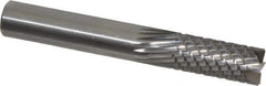 Onsrud - 1/2" Cut Diam, 1/2" Shank Diam, Cylinder Head Fluted Cut Burr - Carbide, Flat End, 1-1/8" LOC, 3-1/2" OAL - Top Tool & Supply