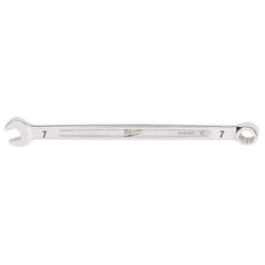 Combination Wrench: 7 mm Head Size Steel, Chrome-Plated