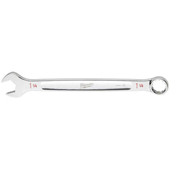 Combination Wrench: 1.25'' Head Size 16.89'' OAL, Steel, Chrome-Plated