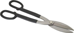 Value Collection - 3-1/2" Length of Cut, Straight Pattern Tinner's Snip - 14" OAL, Cushion Grip Handle, 23 AWG Steel Capacity - Top Tool & Supply