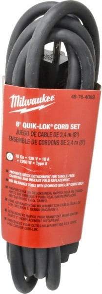 Milwaukee Tool - Power Drill Quik-Lok Cord Set - For All Magnum Drills - Top Tool & Supply