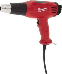 Milwaukee Tool - 140 to 1,040°F Heat Setting, 14.8 CFM Air Flow, Heat Gun - 120 Volts, 11.6 Amps, 1,400 Watts, 10.13' Cord Length - Top Tool & Supply