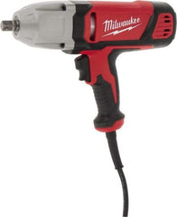 Milwaukee Tool - 1/2 Inch Drive, 300 Ft./Lbs. Torque, Pistol Grip Handle, 1,800 RPM, Impact Wrench - 7 Amps, 120 Volts - Top Tool & Supply