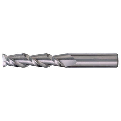 ‎5/16″ × 5/16″ × 13/16″ × 2-1/2″ RHS / RHC Solid Carbide 2-Flute Square End High-Performance End Mill for Aluminum - Bright - Exact Industrial Supply