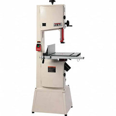 Jet - Vertical Bandsaws Drive Type: Step Pulley Throat Capacity (Inch): 13-1/2 - Top Tool & Supply