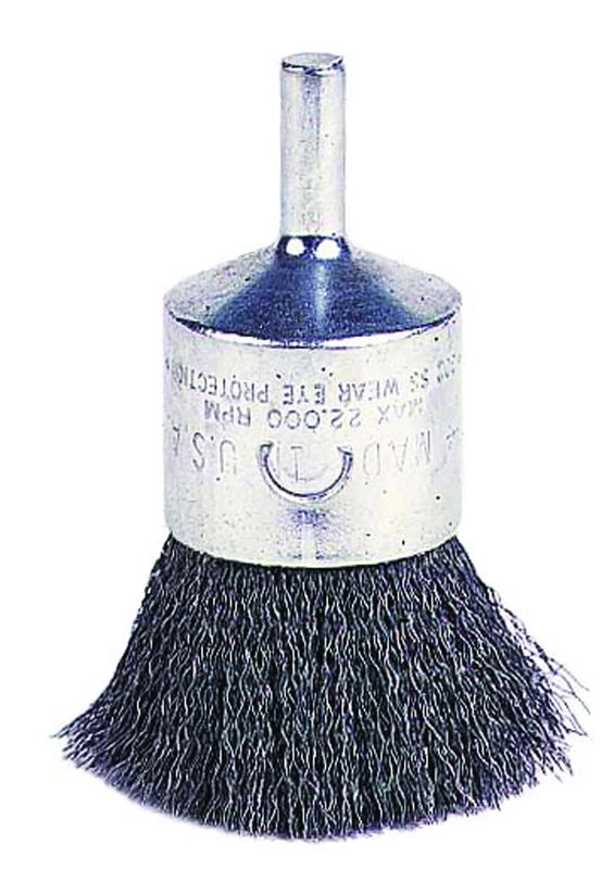 1'' Diameter - Steel Wire End Brush - Top Tool & Supply