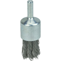 3/4″ Diameter - Knot Type Steel Wire End Brush - Top Tool & Supply