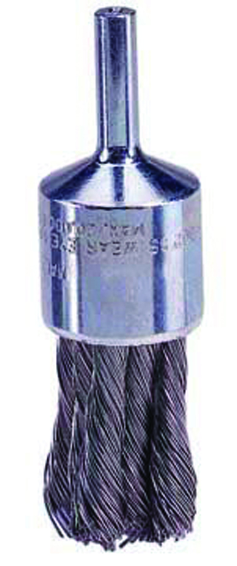 3/4'' Diameter - Knot Type Stainless End Brush - Top Tool & Supply