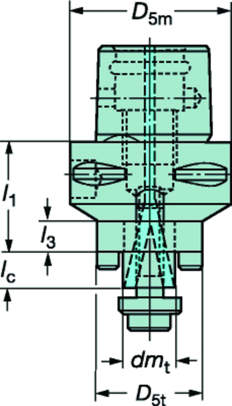 C339105C16030 Capto® Adapter - Top Tool & Supply