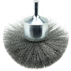 3″ Diameter - Steel Wire Flared End Brush - Top Tool & Supply