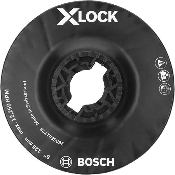 Bosch - Disc Backing Pads Backing Pad Type: Disc Backing Pad Pad Diameter (Inch): 5 - Top Tool & Supply