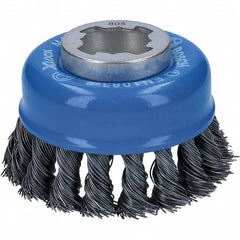 Bosch - 3" Diam 0.012" X-LOCK Carbon Steel Fill Cup Brush - Top Tool & Supply