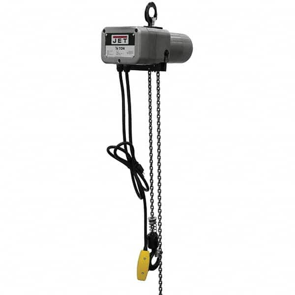 Jet - Electric Hoists Type: Electric Hoist Load Capacity (Ton): 1/8 - Top Tool & Supply