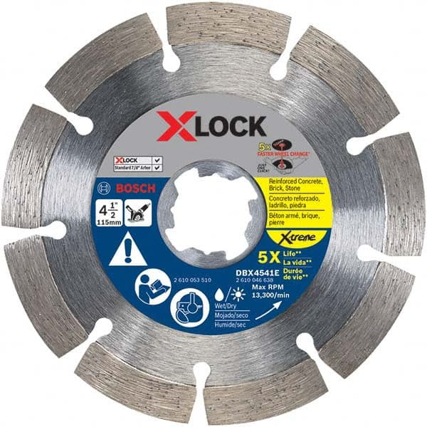 Bosch - Wet & Dry-Cut Saw Blades Blade Diameter (Inch): 4-1/2 Blade Material: Diamond-Tipped - Top Tool & Supply