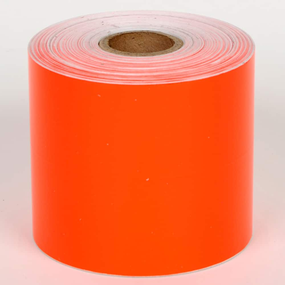 Cobra Systems - Labels, Ribbons & Tapes; Type: Vinyl Tape ; Color: Red ; For Use With: VNM8 ; Width (Inch): 4 ; Length (Feet): 75 ; Material: Vinyl - Exact Industrial Supply