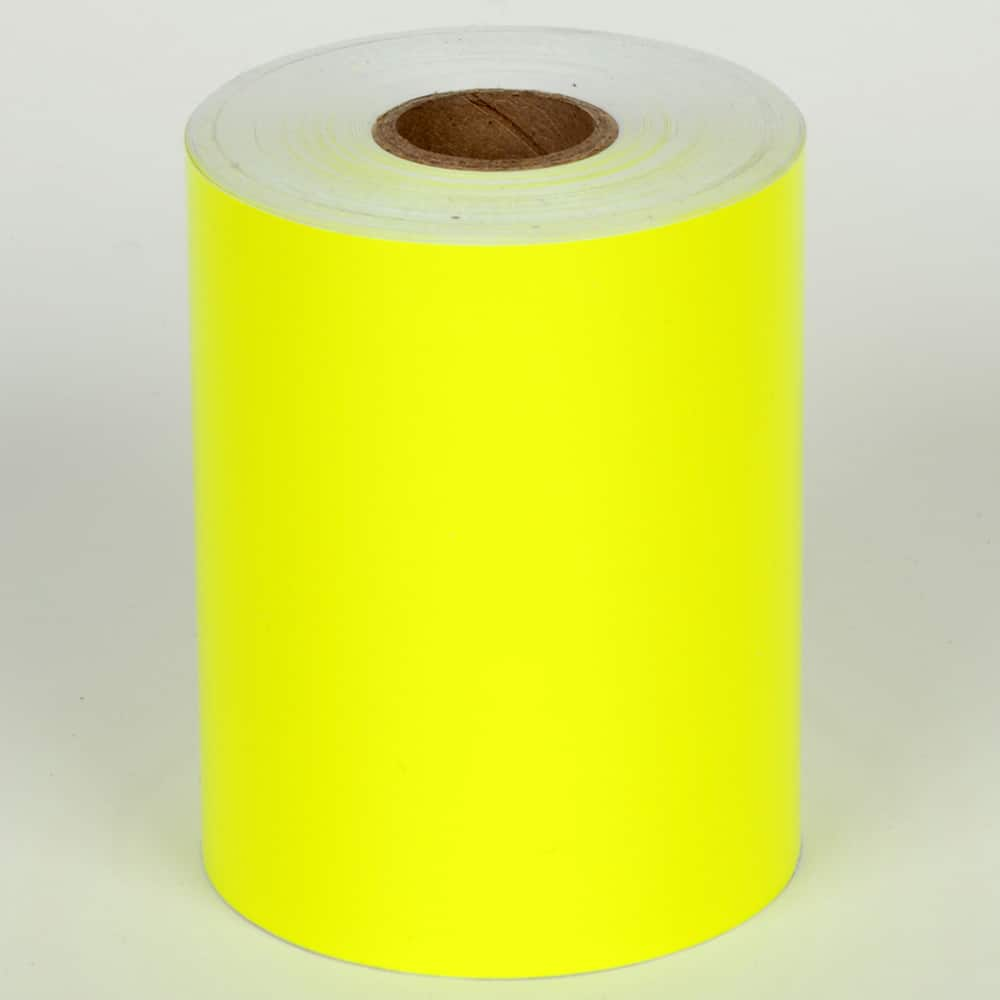 Cobra Systems - Labels, Ribbons & Tapes; Type: Vinyl Tape ; Color: Yellow ; For Use With: VNM8 ; Width (Inch): 4 ; Length (Feet): 75 ; Material: Vinyl - Exact Industrial Supply