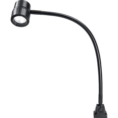 Waldmann Lighting - Machine Lights; Machine Light Style: Spot with Gooseneck ; Mounting Type: Screw Mount ; Wattage: 6 ; Voltage: 100-240 V ; Cord Length (Feet): 9.8 ; Lens Material: Glass - Exact Industrial Supply