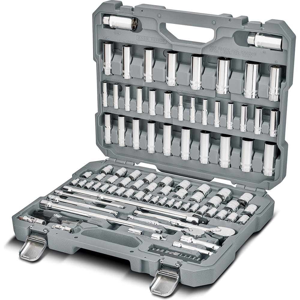 Ingersoll-Rand - 101 Pc Mechanics Socket Set - Exact Industrial Supply