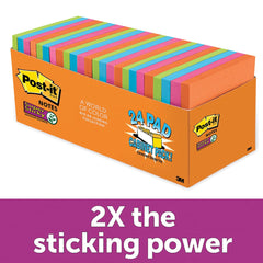 3M - Note Pads, Writing Pads & Notebooks; Writing Pads & Notebook Type: Desk Pad ; Size: 3" x 3" ; Number of Sheets: 70 ; Color: Multi-Color - Exact Industrial Supply