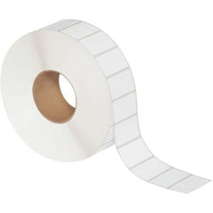 Value Collection - Pack of 4 Rolls, 5,087 Labels per Roll, 2-1/4" x 1-1/4" White Topcoated Facestock Thermal Labels - Top Tool & Supply