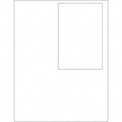 Tape Logic - Pack of (100) 4" x 6" White Paper Laser Labels - Top Tool & Supply