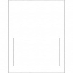 Tape Logic - Pack of (100) 7" x 4-1/4" White Paper Laser Labels - Top Tool & Supply