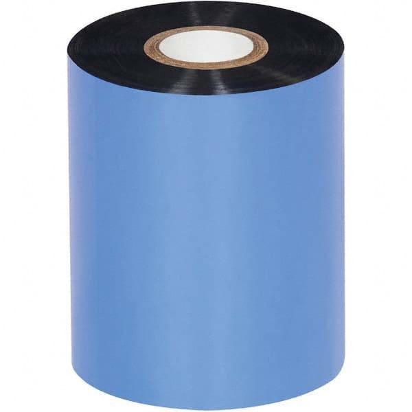 Value Collection - 3-1/2" x 1476' Black Wax/Resin Thermal Transfer Ribbon - Top Tool & Supply