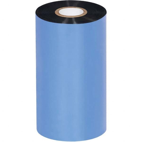 Value Collection - 5.12" x 1476' Black Wax/Resin Thermal Transfer Ribbon - Top Tool & Supply