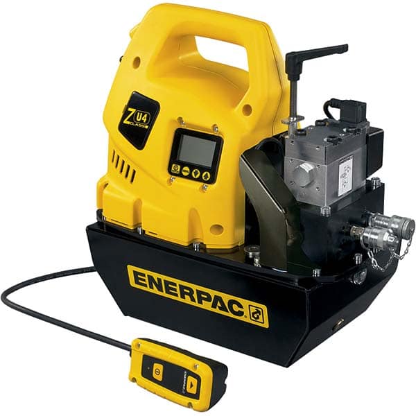 Enerpac - Power Hydraulic Pumps & Jacks Type: Electric Pressure Rating (psi): 10000 - Top Tool & Supply