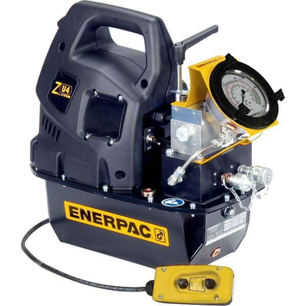 Enerpac - Power Hydraulic Pumps & Jacks Type: Electric Pressure Rating (psi): 10000 - Top Tool & Supply