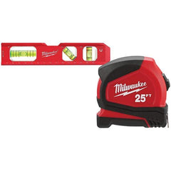 Milwaukee Tool - Box Beam, I-Beam & Torpedo Levels Level Type: Torpedo Number of Vials: 3 - Top Tool & Supply