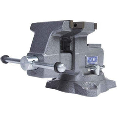 Wilton - Bench & Pipe Combination Vises Jaw Width (Inch): 5-1/2 Jaw Opening Capacity (Inch): 6-3/4 (Regular); 10-3/4 (Reversed) - Top Tool & Supply