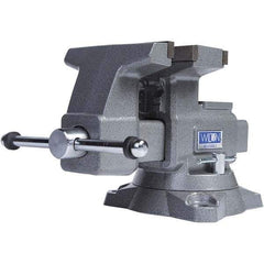 Wilton - Bench & Pipe Combination Vises Jaw Width (Inch): 6-1/2 Jaw Opening Capacity (Inch): 7-1/4 (Regular); 12-3/4 (Reversed) - Top Tool & Supply