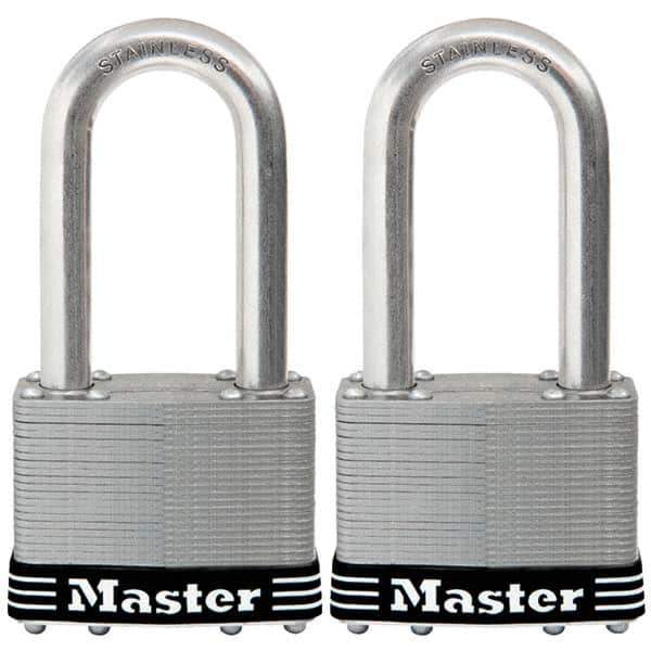 Master Lock - Padlocks Keyed: Alike Shackle Clearance: 2-1/2 (Inch) - Top Tool & Supply