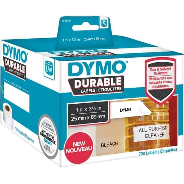 Dymo - Labels, Ribbons & Tapes Type: Shelving Labels Color: White - Top Tool & Supply