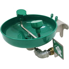 Haws - 15" Wide, Wall Mount, Plastic Bowl, Eyewash Station - 5 GPM Flow Rate - Top Tool & Supply