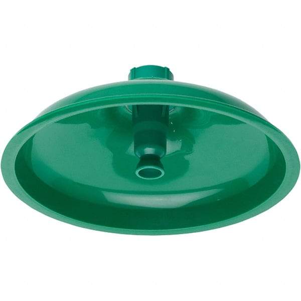 Haws - 11" Long x 11" Wide x 4" High, Plastic Plumbed Wash Station Showerhead - Green Matting - Top Tool & Supply