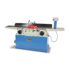 Jointers; Maximum Cutting Width (Inch): 8; Maximum Cutting Depth (Inch): 1/8; Cutter Head Speed (RPM): 5600.00; Table Length (Inch): 72; Voltage: 220; Horsepower (HP): 2; Phase: 1; Fence Length (Inch): 38; Fence Height (Inch): 4-3/4; Maximum Rabbeting Cap