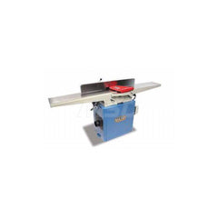 Jointers; Maximum Cutting Width (Inch): 8; Maximum Cutting Depth (Inch): 1/8; Cutter Head Speed (RPM): 5600.00; Table Length (Inch): 72; Number of Cutting Knives: 3; Voltage: 220; Horsepower (HP): 2; Phase: 1; Fence Length (Inch): 38; Fence Height (Inch):