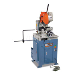 Cold Saws; Machine Style: Semi-Automatic; Blade Diameter (Inch): 14; Material Compatibility: Ferrous; Number of Cutting Speeds: 2; Blade Speeds (RPM): 52; Minimum Speed (RPM): 26.00; Maximum Speed (RPM): 52.00; Phase: 3; Mitering: Yes; Solid Round Capacit