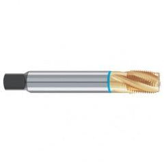 1-11-1/2 Dia. - 5 FL - Cobalt Spiral Flute Blue Ring Tap-TiN-25 Degree Helix - Top Tool & Supply