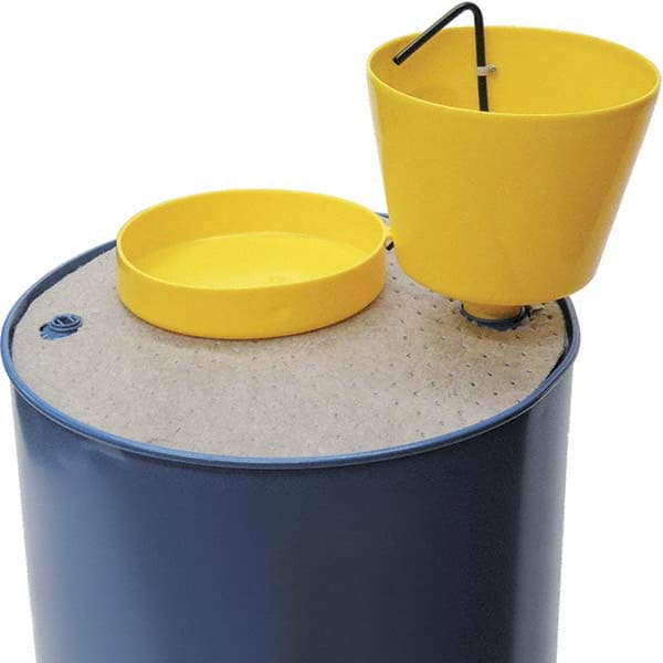 Funnel King - Drum Funnels & Funnel Covers Type: Drum Funnel w/Cover Compatible Drum/Pail Capacity (Gal.): 2 - Top Tool & Supply