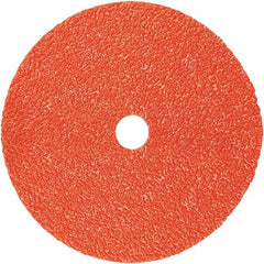 3M - 5" Diam, 7/8" Hole, 120+ Grit Ceramic Fiber Disc - Top Tool & Supply