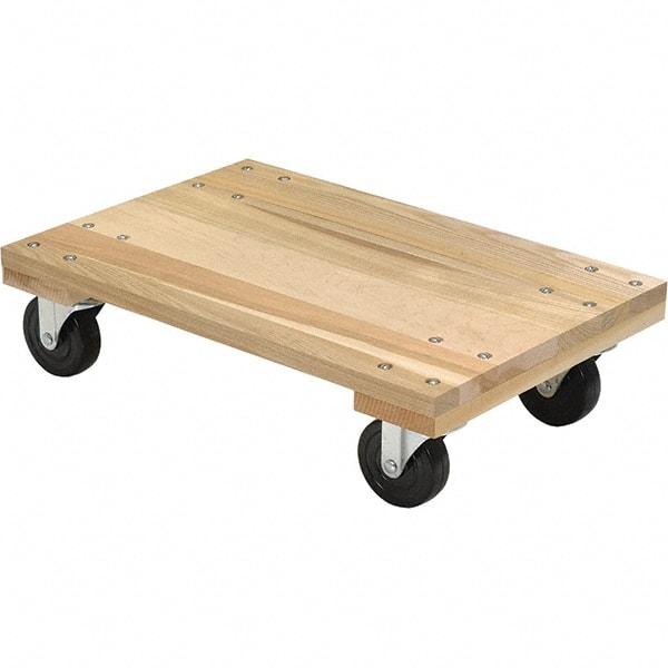 Vestil - 1,200 Lb Capacity Hardwood Dolly - 24" Long x 16" Wide - Top Tool & Supply