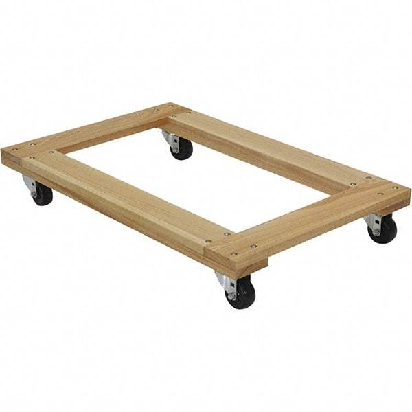 Vestil - 900 Lb Capacity Hardwood Dolly - 36" Long x 24" Wide - Top Tool & Supply