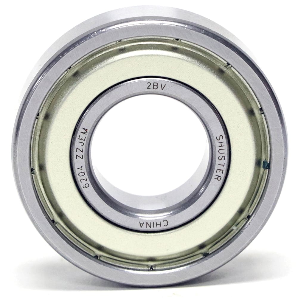 Shuster - 6204 ZZ JEM, 20mm Bore Diam, 47mm OD, Double Shield Deep Groove Radial Ball Bearing - Exact Industrial Supply