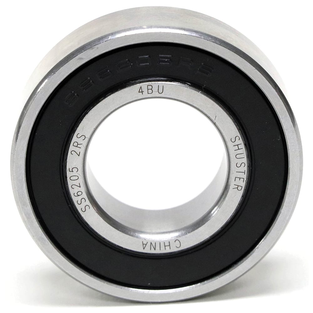 Shuster - SS6903 2RS, 17mm Bore Diam, 30mm OD, Double Seal Deep Groove Radial Ball Bearing - Exact Industrial Supply