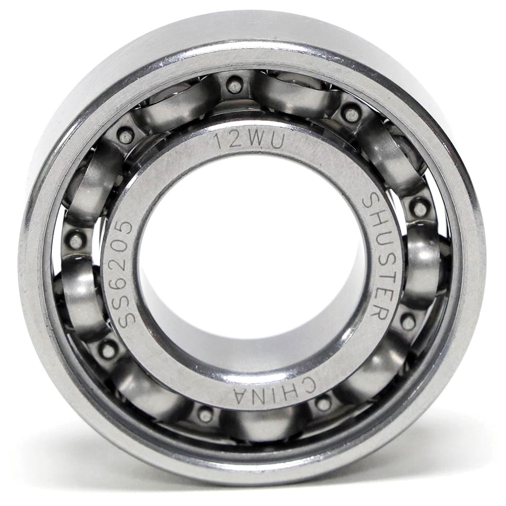 Shuster - SS6004, 20mm Bore Diam, 42mm OD, Open Deep Groove Radial Ball Bearing - Exact Industrial Supply