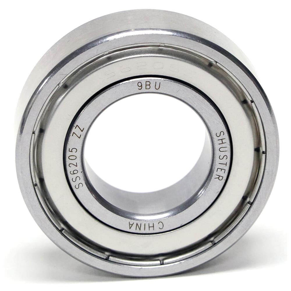 Shuster - SS6007 ZZ, 35mm Bore Diam, 62mm OD, Double Shield Deep Groove Radial Ball Bearing - Exact Industrial Supply